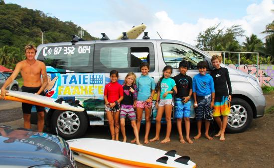 Ecole de Surf Tahiti Taie Faahee